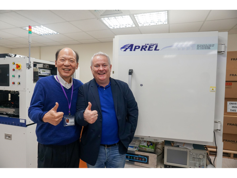 筑波科技行銷副總許棟材 Tony Hsu、APREL首席執行官Stuart Nicol